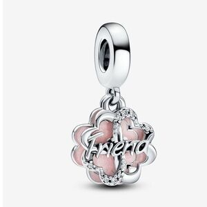 NEW Pandora pink friend charm